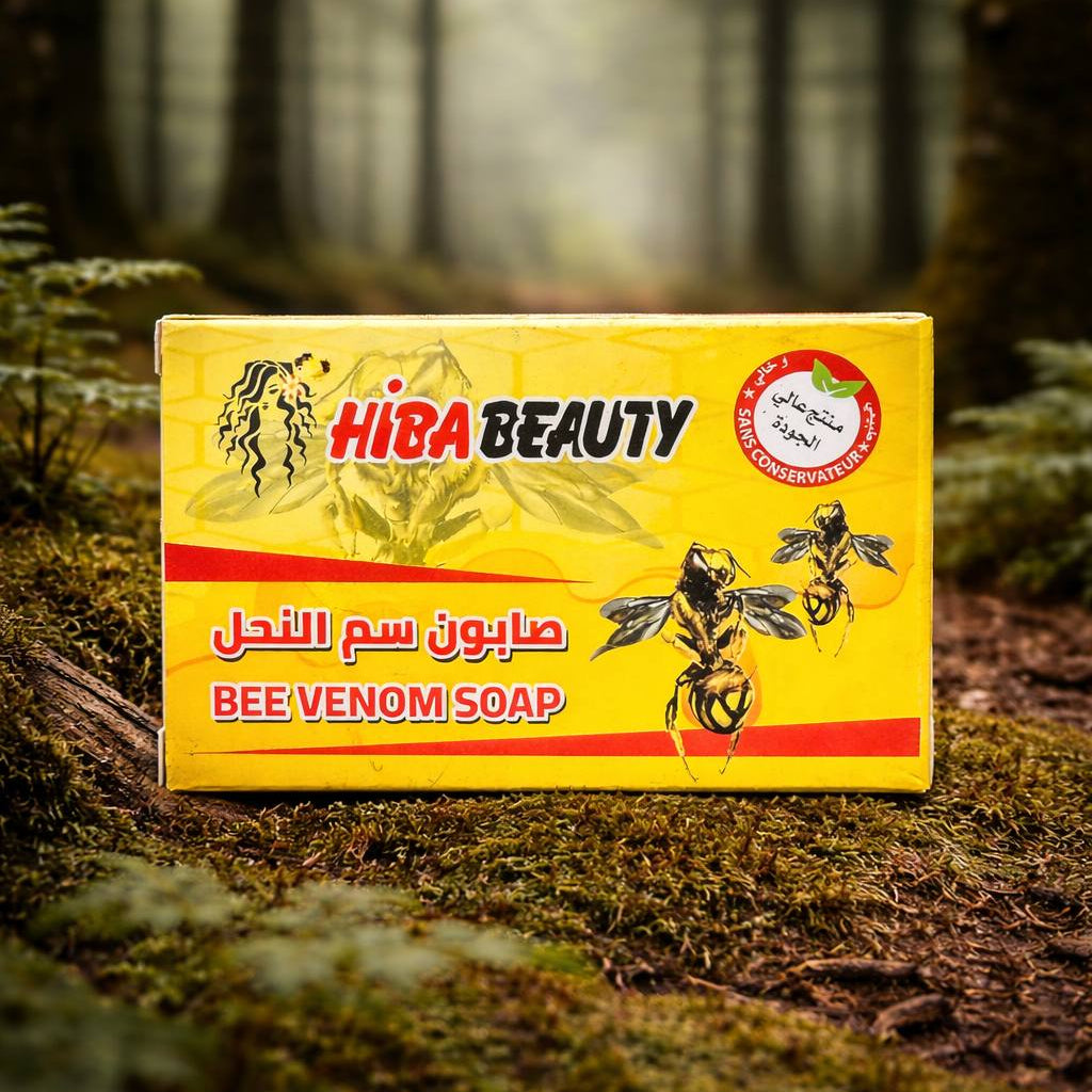 organic & natural Hiba Beauty bee venom soap 