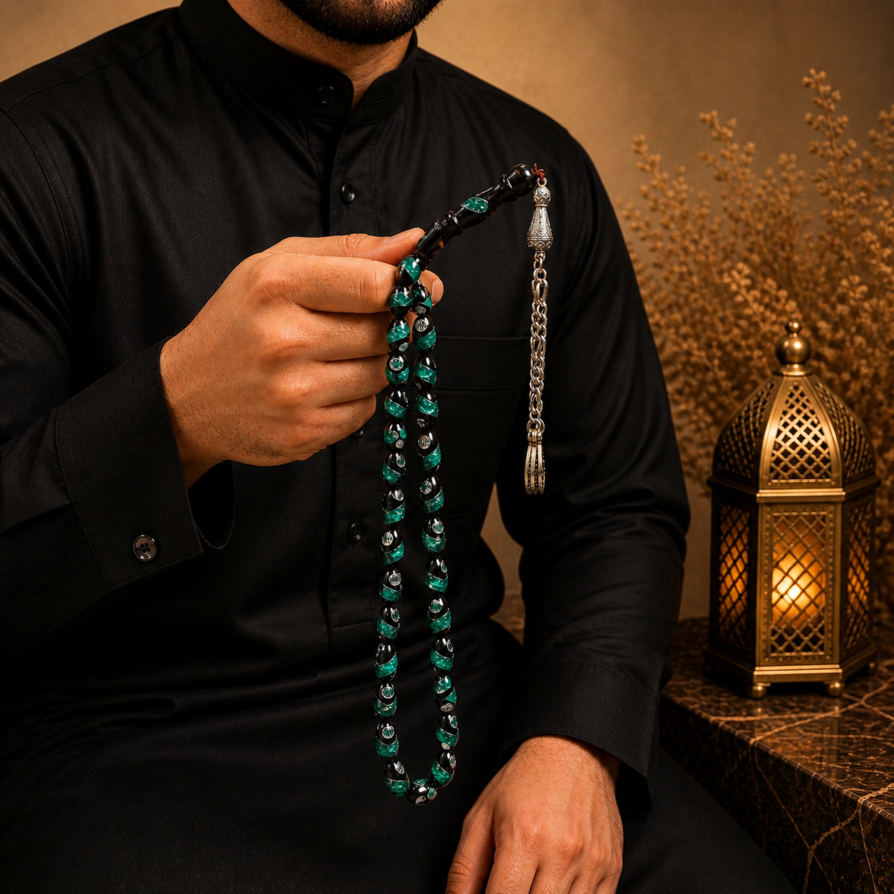 Emerald Embedded Ebony